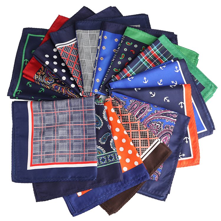 Men Luxury Pocket Square Suit Handkerchief