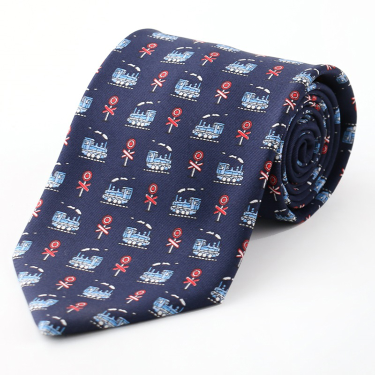Silk Necktie Animals Printed Tie
