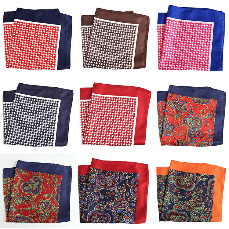 Men Ties and Pocket Squares Set Mens Handkerchief