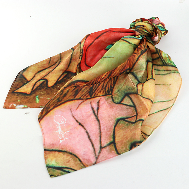 Square Scarf Womens Silk Scarves and Shawls