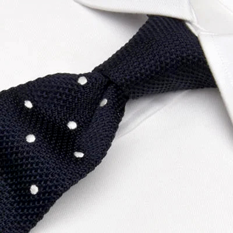 Men Neck Tie Embroidery Knitted Neckties
